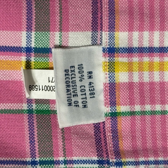 Ralph Lauren Vibrant Pink Plaid Men's Casual Short Sleeve Size S Shirt Excellent - Picture 9 of 10